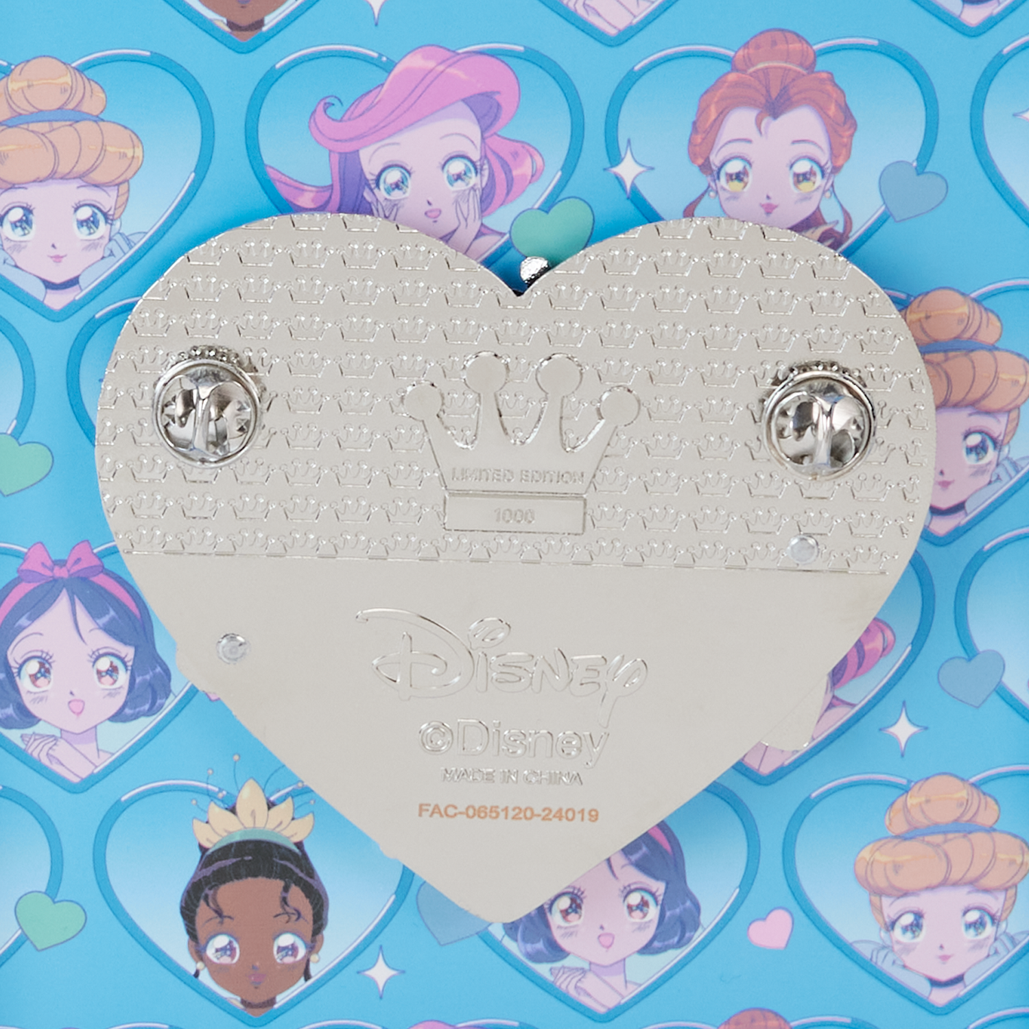 Loungefly x Disney Princess Manga Style 3 Inch Pin