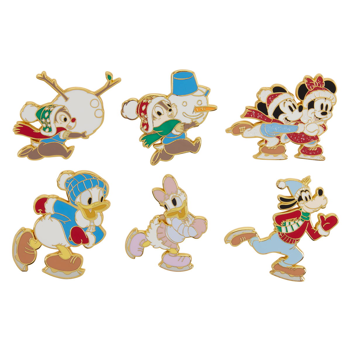 Loungefly x Disney Mickey & Friends Winter Activities Blind Box Mystery Pin