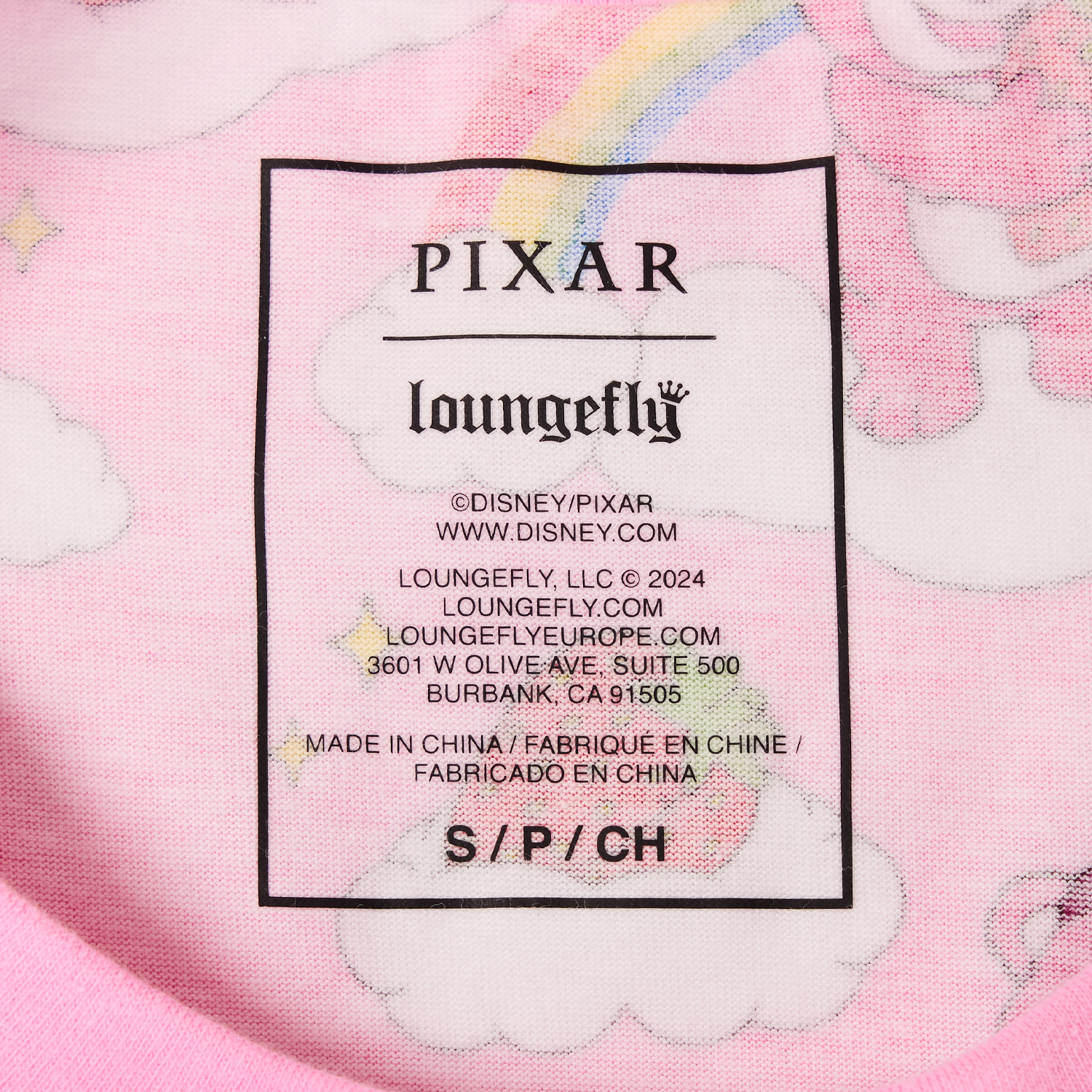 Loungefly x Disney Pixar Toy Story Lotso Rainbow AOP Unisex T-Shirt