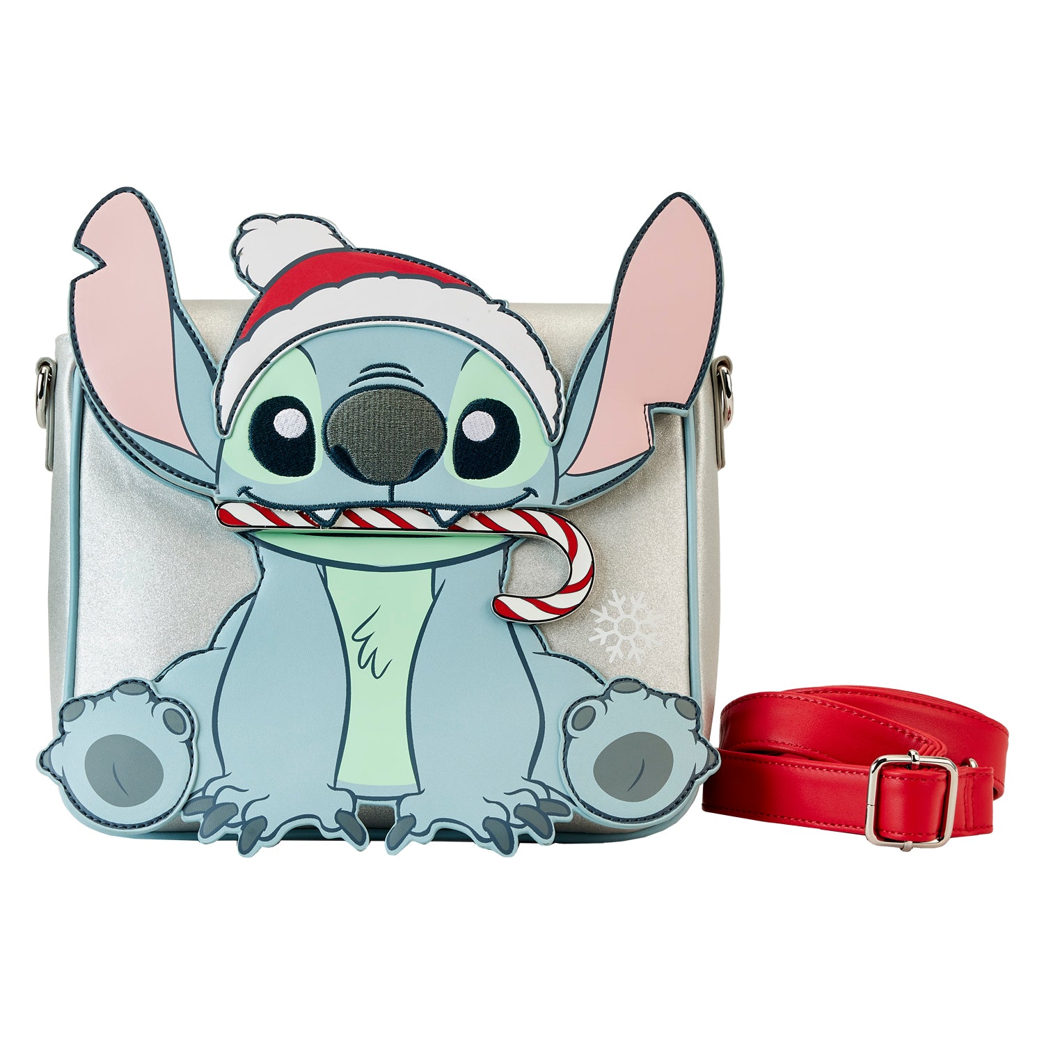 Loungefly x Disney Lilo and Stitch Holiday Cosplay Crossbody Bag