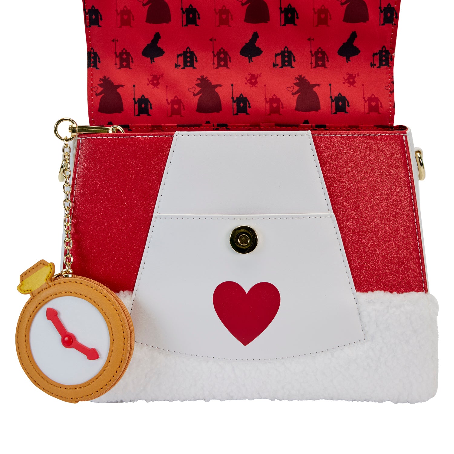 Loungefly x Disney Alice in Wonderland White Rabbit Cosplay Crossbody Bag