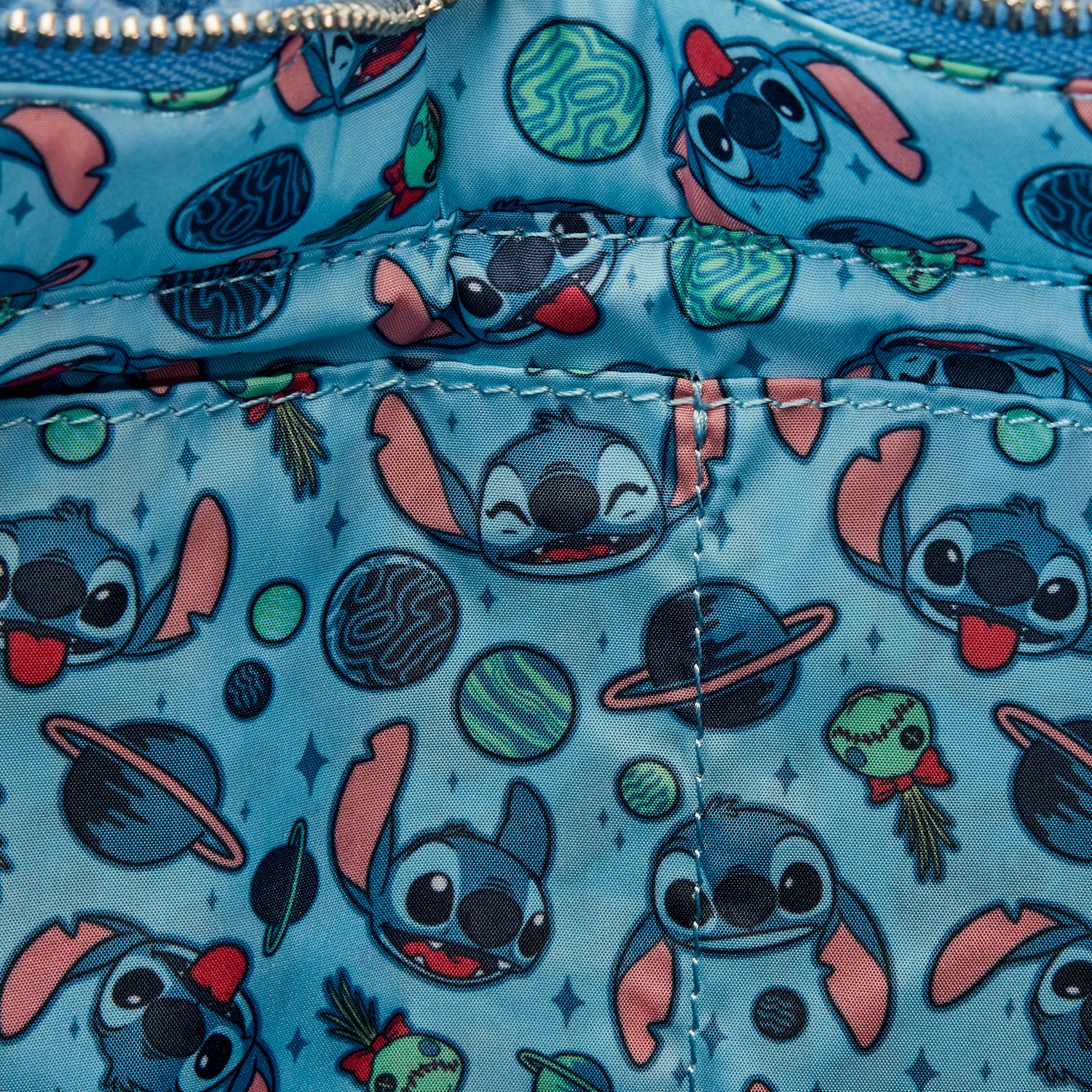 Loungefly x Disney Stitch Plush Tote Bag with coin pouch