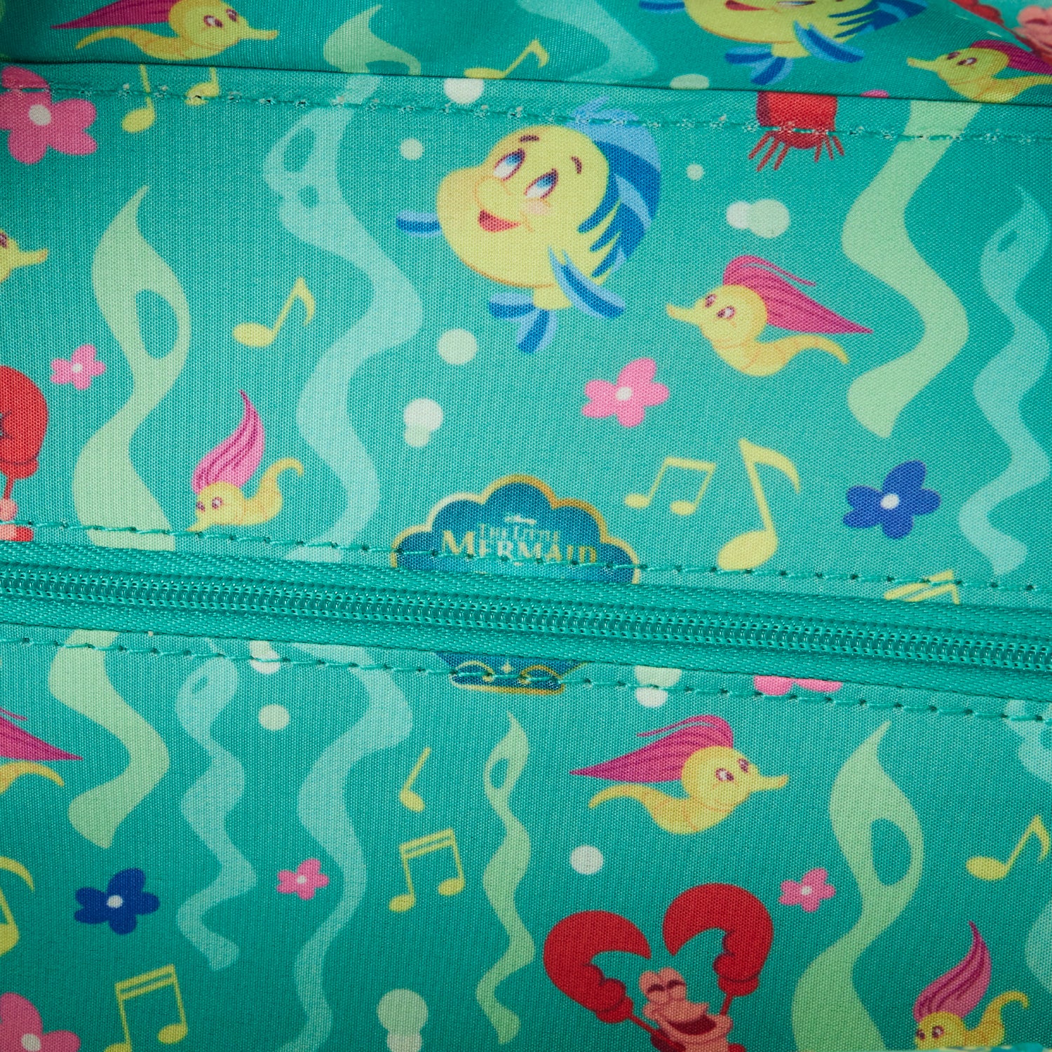 Loungefly x Disney The Little Mermaid Ariel Face Crossbody Bag