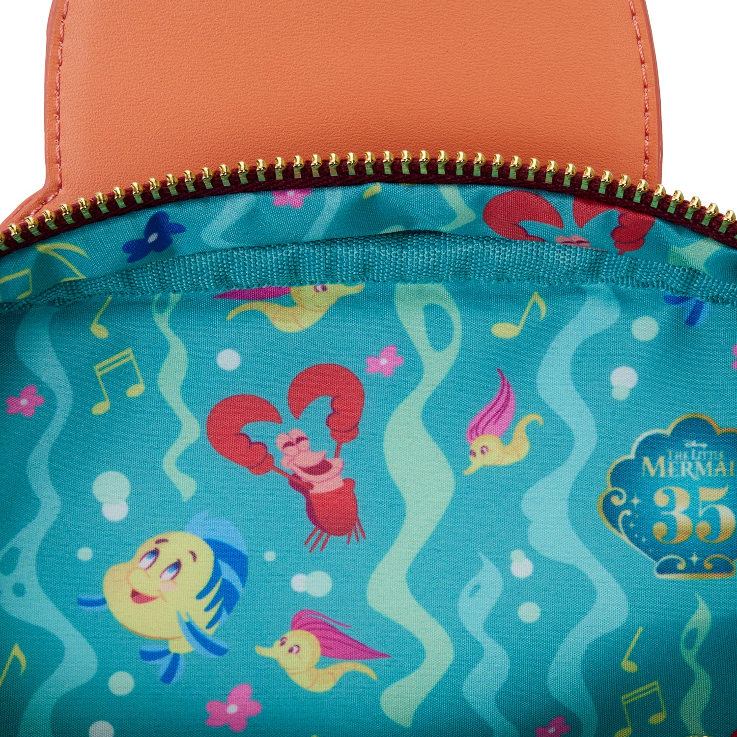 Loungefly x Disney The Little Mermaid Sebastian Crossbuddies Bag
