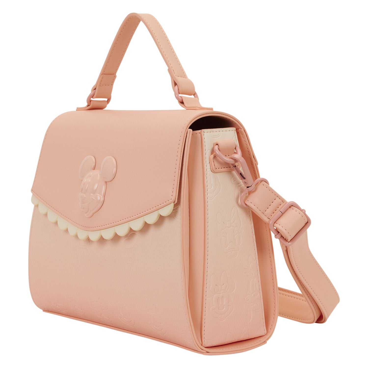 Loungefly x Disney Mickey & Friends All-Over Debossed Crossbody Bag