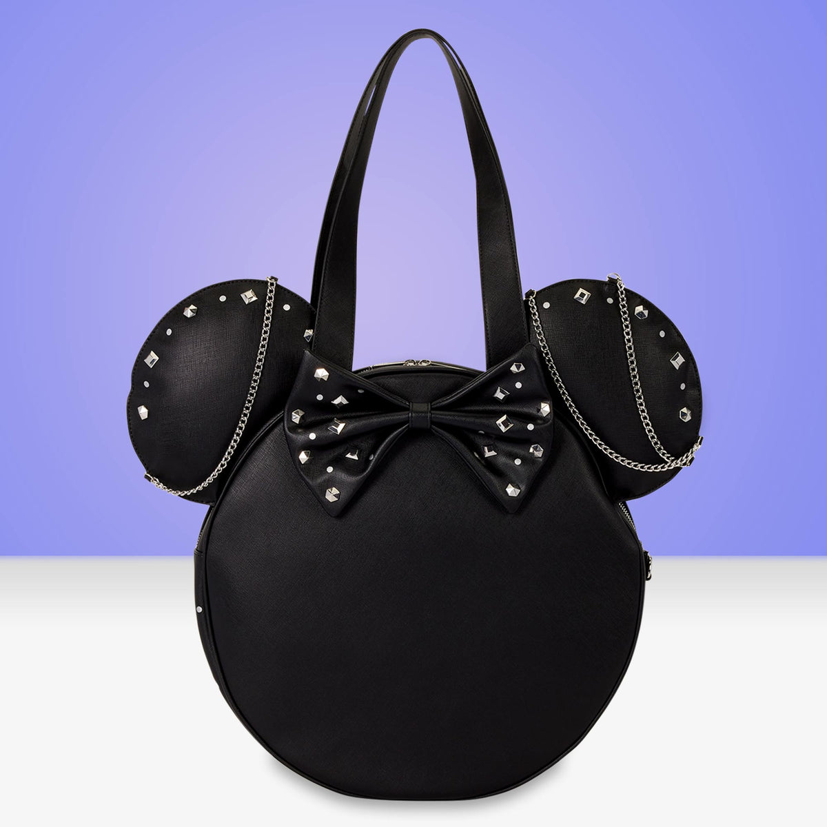 Loungefly x Disney Minnie Mouse Studs & Chains Tote Bag
