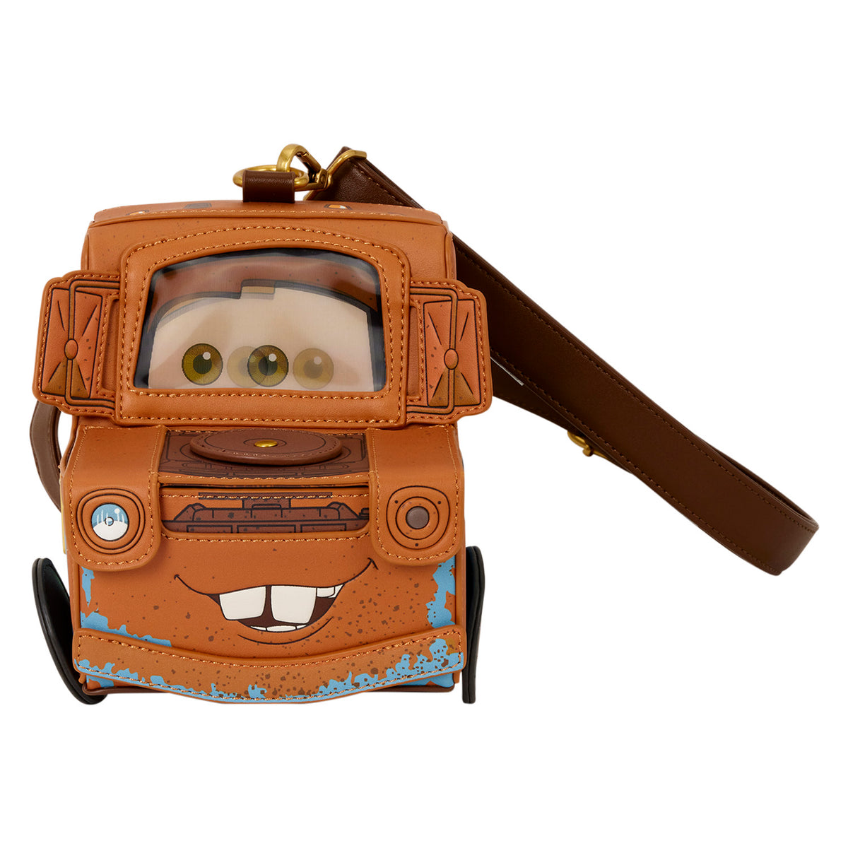 Loungefly x Disney Pixar Cars 20th Anniversary Mater Figural Crossbody Bag