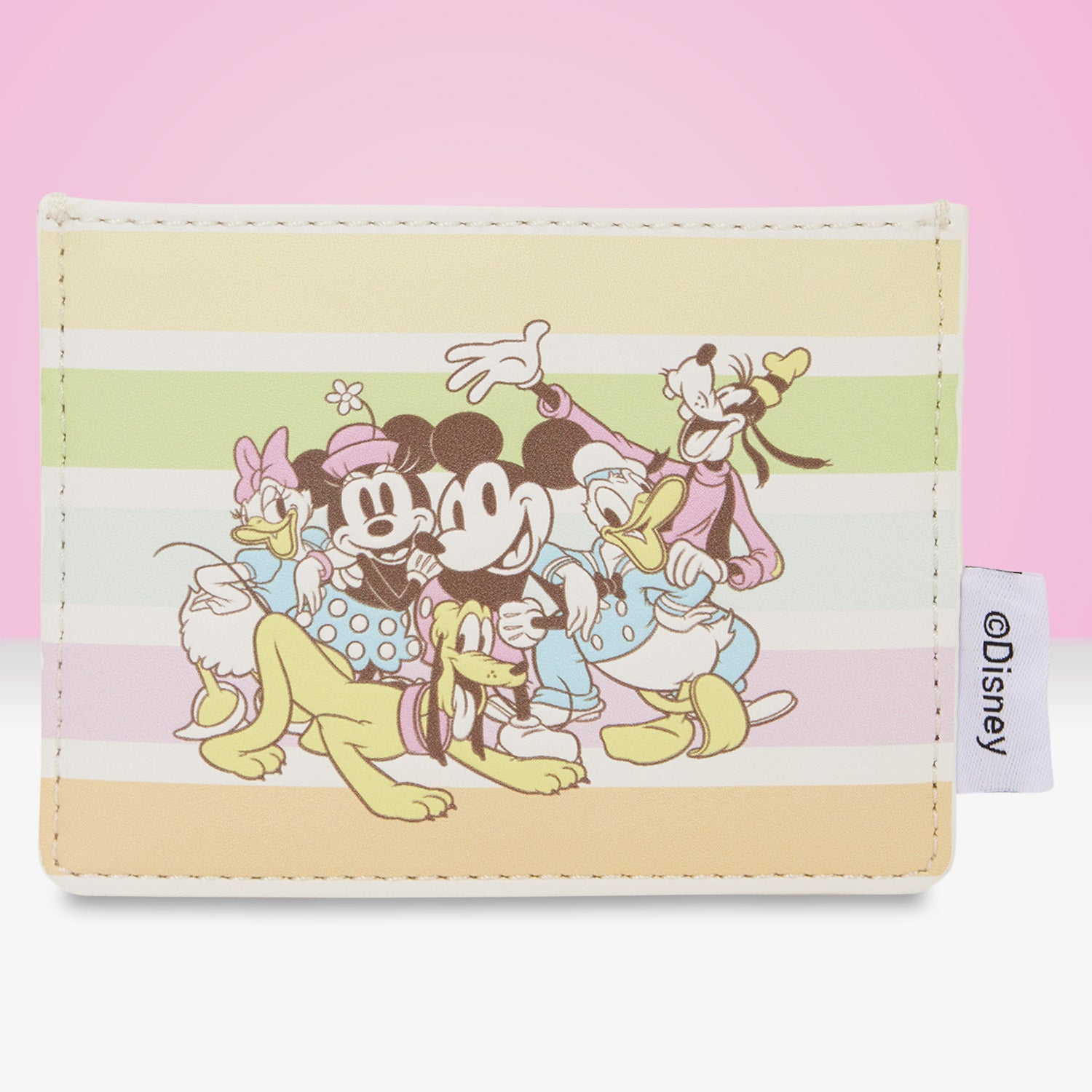 Loungefly x Disney Mickey & Friends Rainbow Stripes Card Holder
