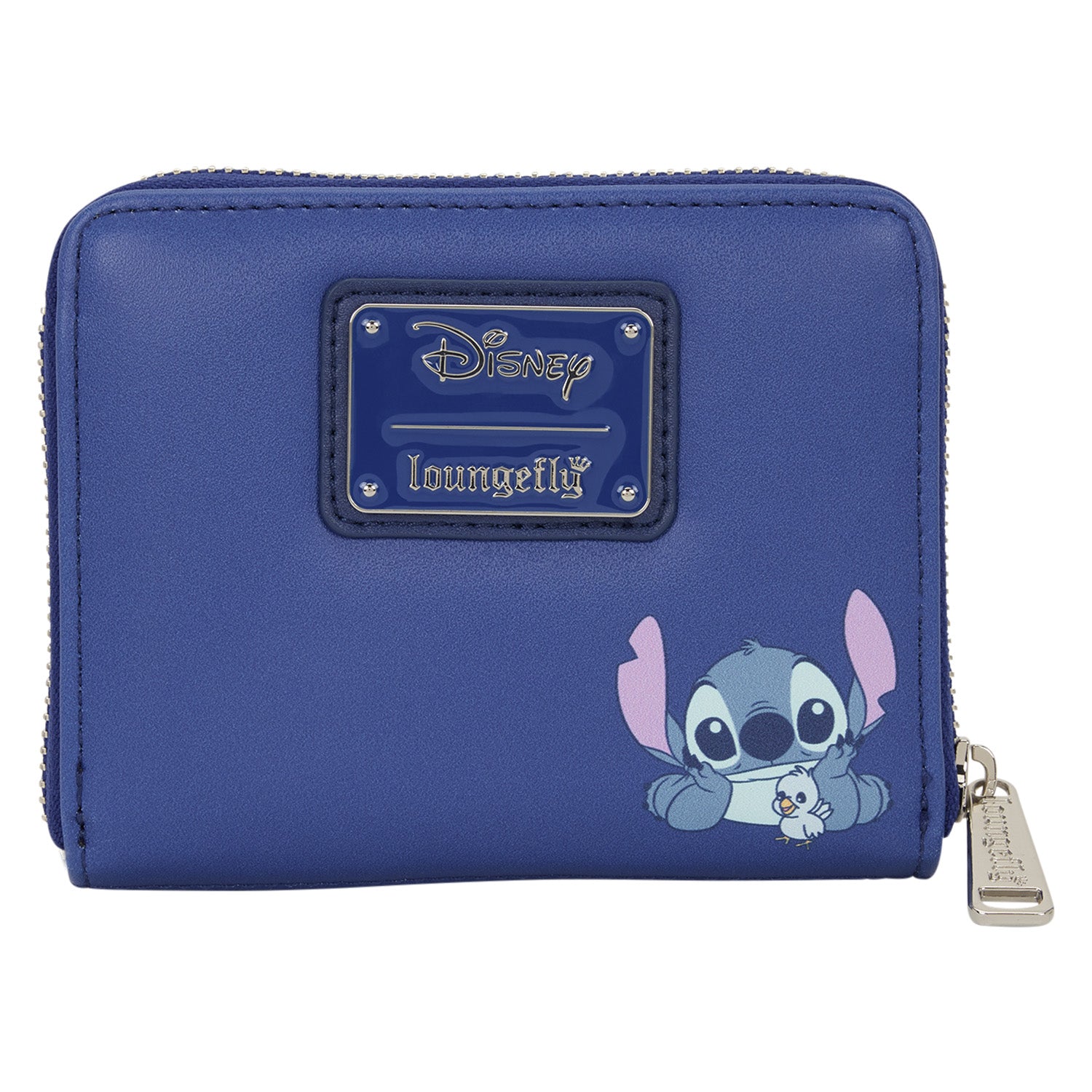 Loungefly x Disney Lilo & Stitch Minimal Sitting on Rock with Bird Zip-Around Wallet