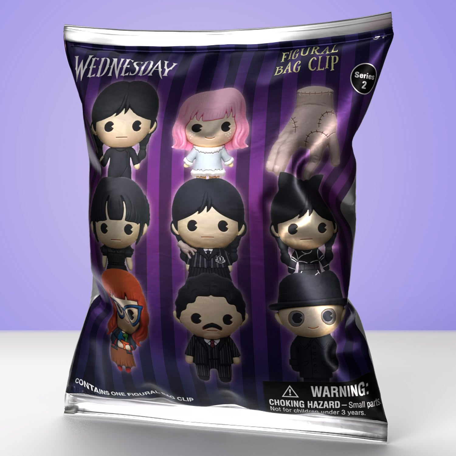 Wednesday Series 2 Blind Bag Mystery Bag Clip