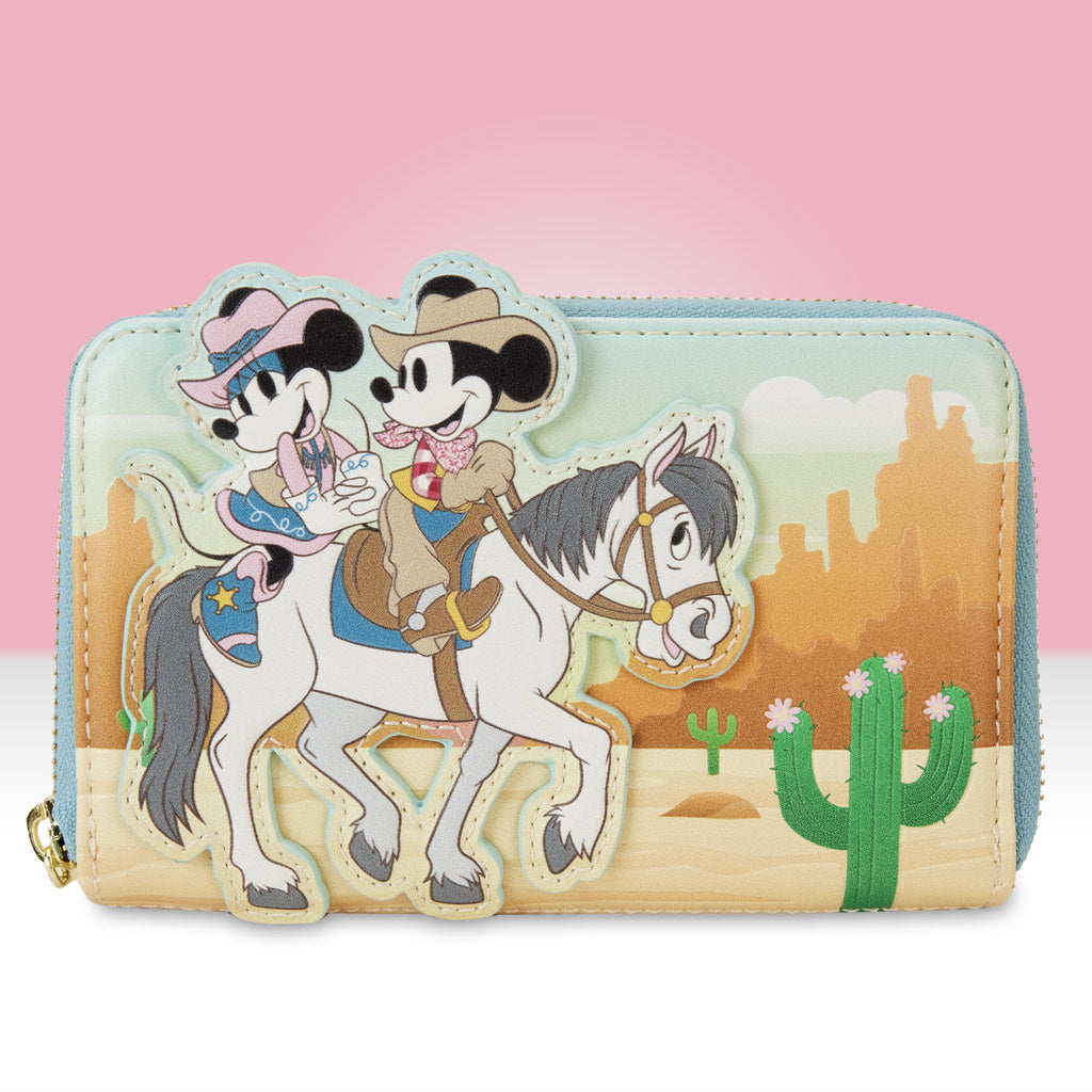 Loungefly x Disney Mickey And Minnie Western Wallet