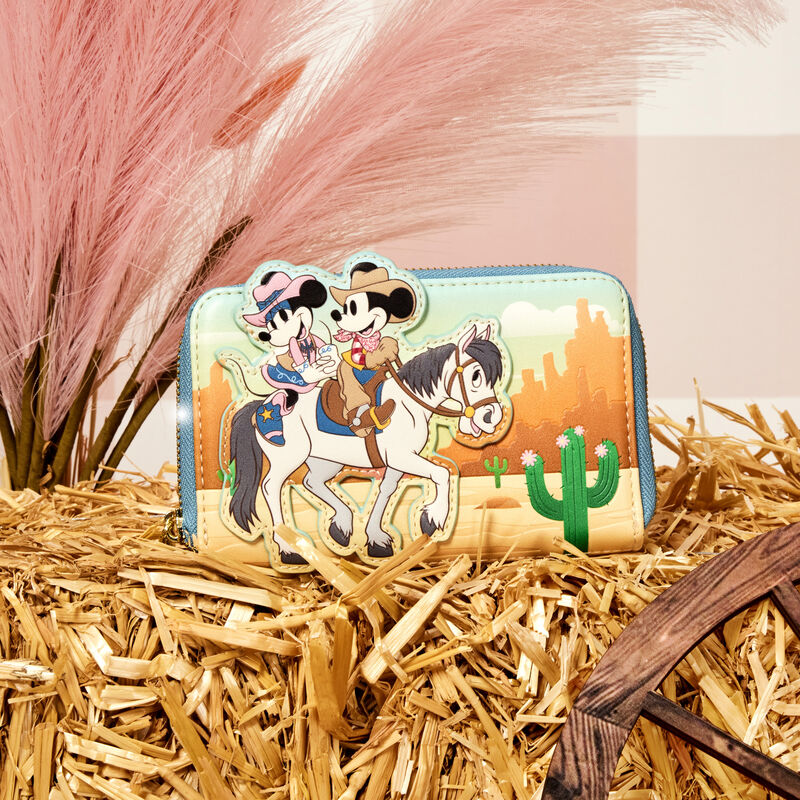 Loungefly x Disney Mickey And Minnie Western Wallet