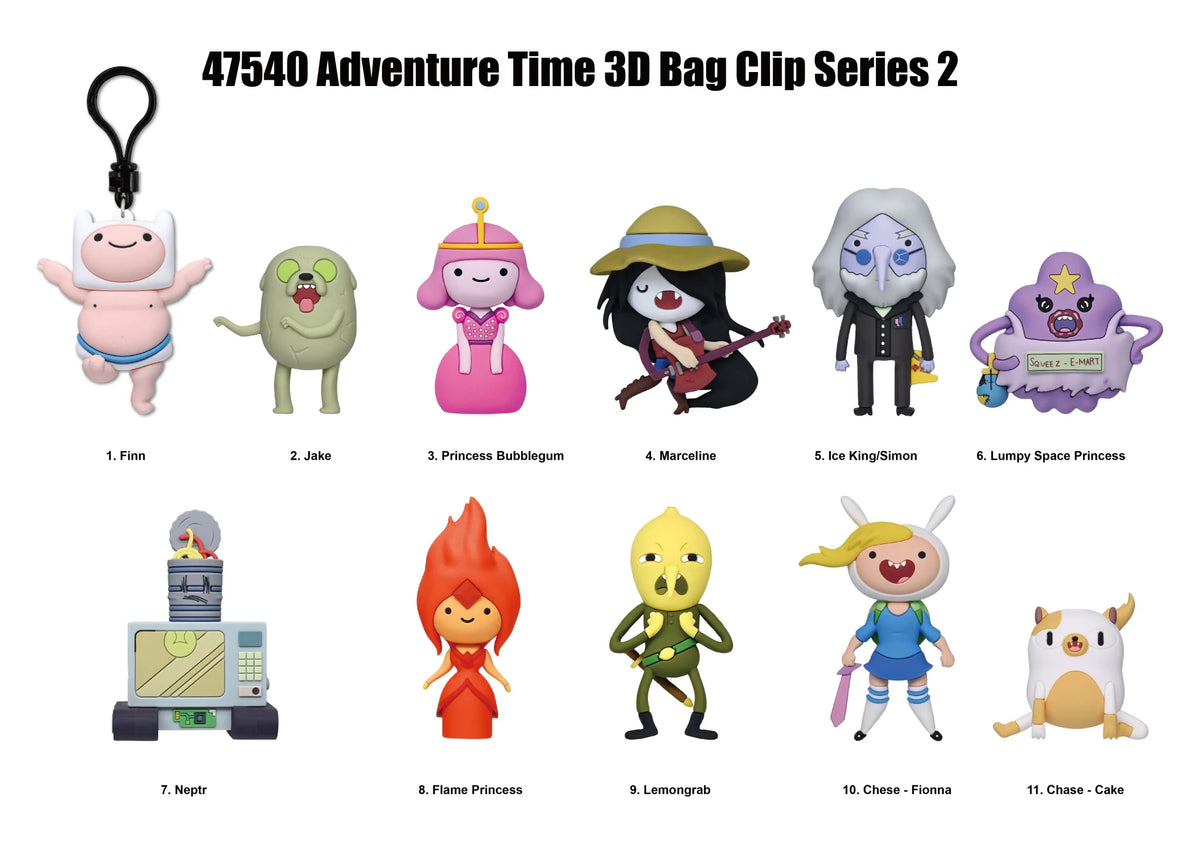 Adventure Time Series 2 Blind Bag Mystery Bag Clip - GeekCore