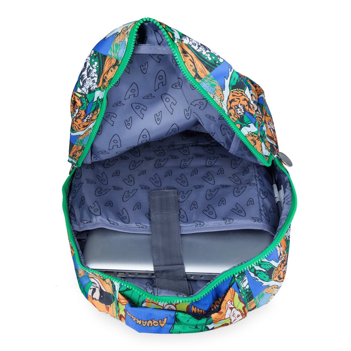 Aquaman Deluxe Comic Strip Backpack - GeekCore