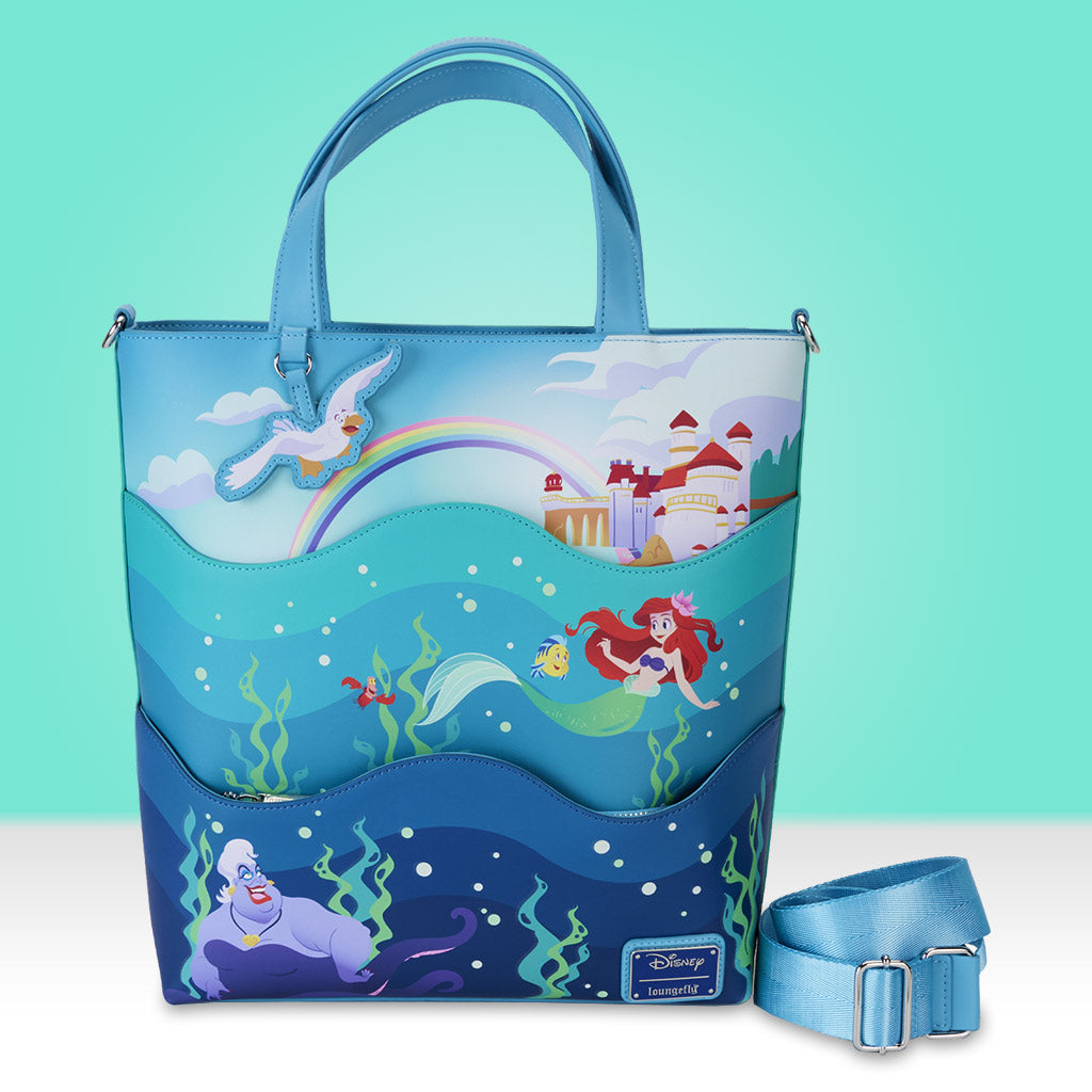Loungefly x Disney The Little Mermaid Life is The Bubbles Tote Bag