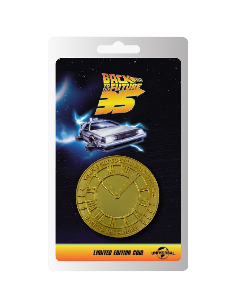 Back to the Future 35th Anniversary Gold Limited Edition Collectors Coin - GeekCore