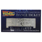 Back to the Future Silver Plated Enchantment Under the Sea Dance Ticket - GeekCore