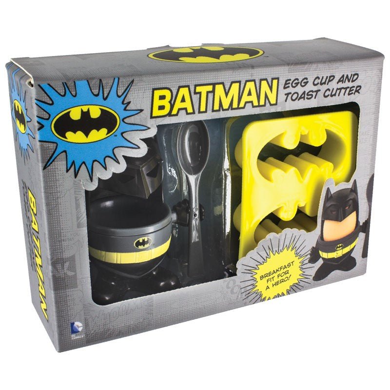 Batman Egg Cup and Toast Cutter Set - GeekCore