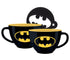 Batman Logo Cappuccino Coffee Mug with Stencil - GeekCore