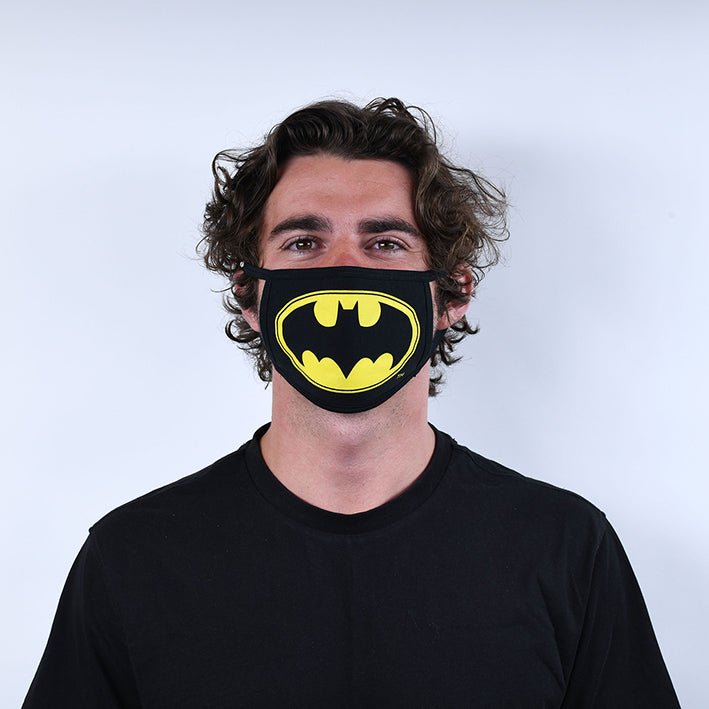 Batman Logo Face Mask 2 Pack - GeekCore
