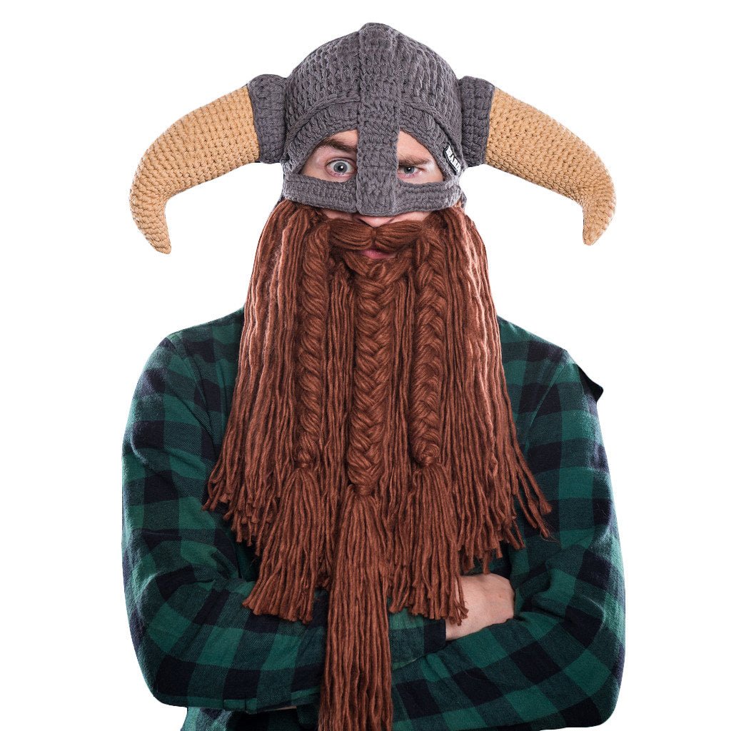 Battle Viking Bearded Hat - GeekCore