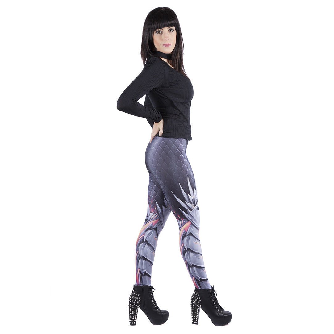 Black Dragon Leggings by Wild Bangarang - GeekCore
