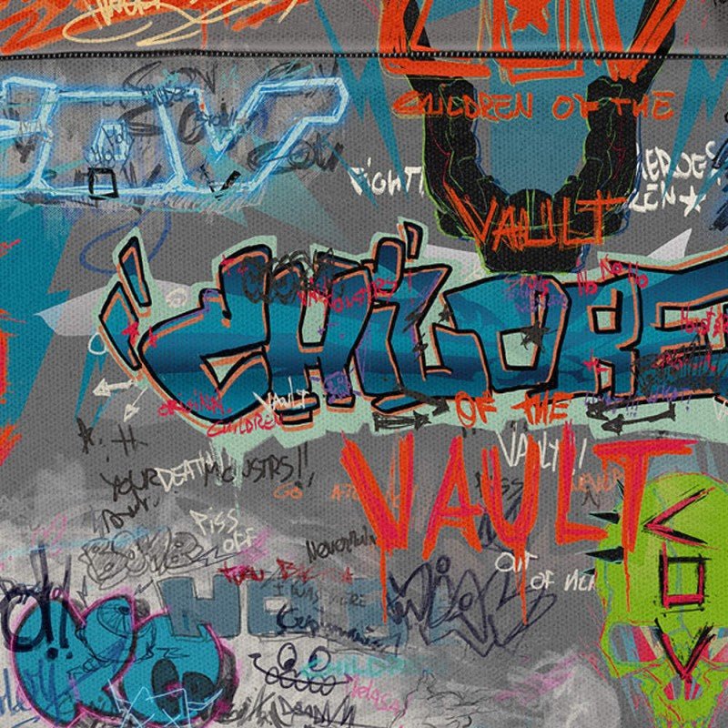 Borderlands 3 Children of the Vault Graffiti Messenger Bag - GeekCore