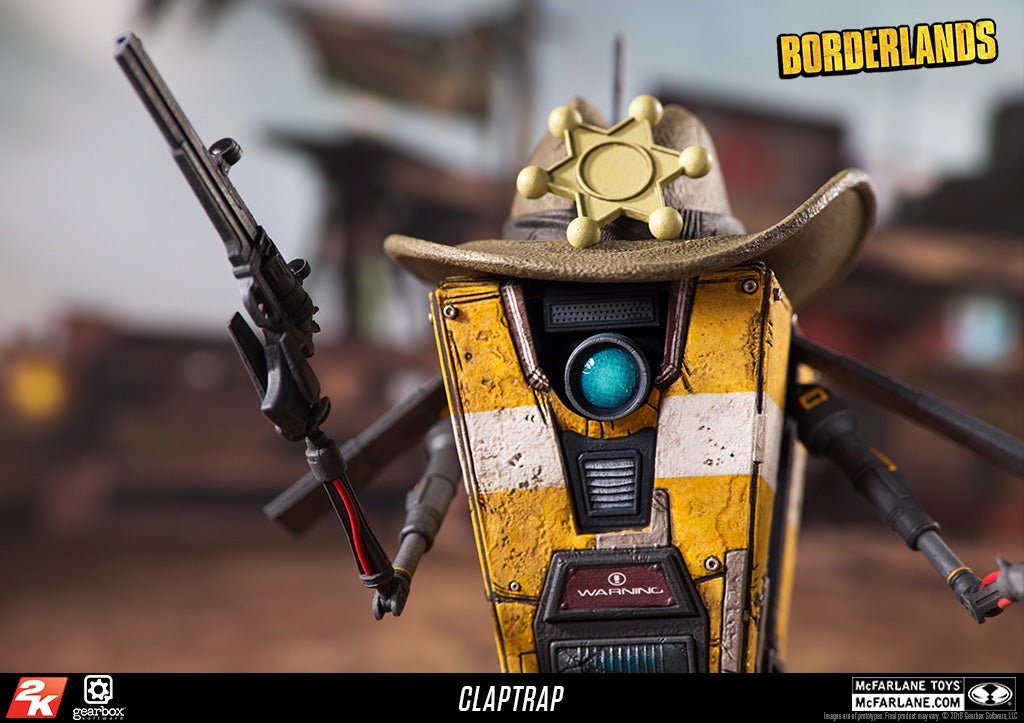 Borderlands Claptrap Deluxe Box Set Action Figure – GeekCore