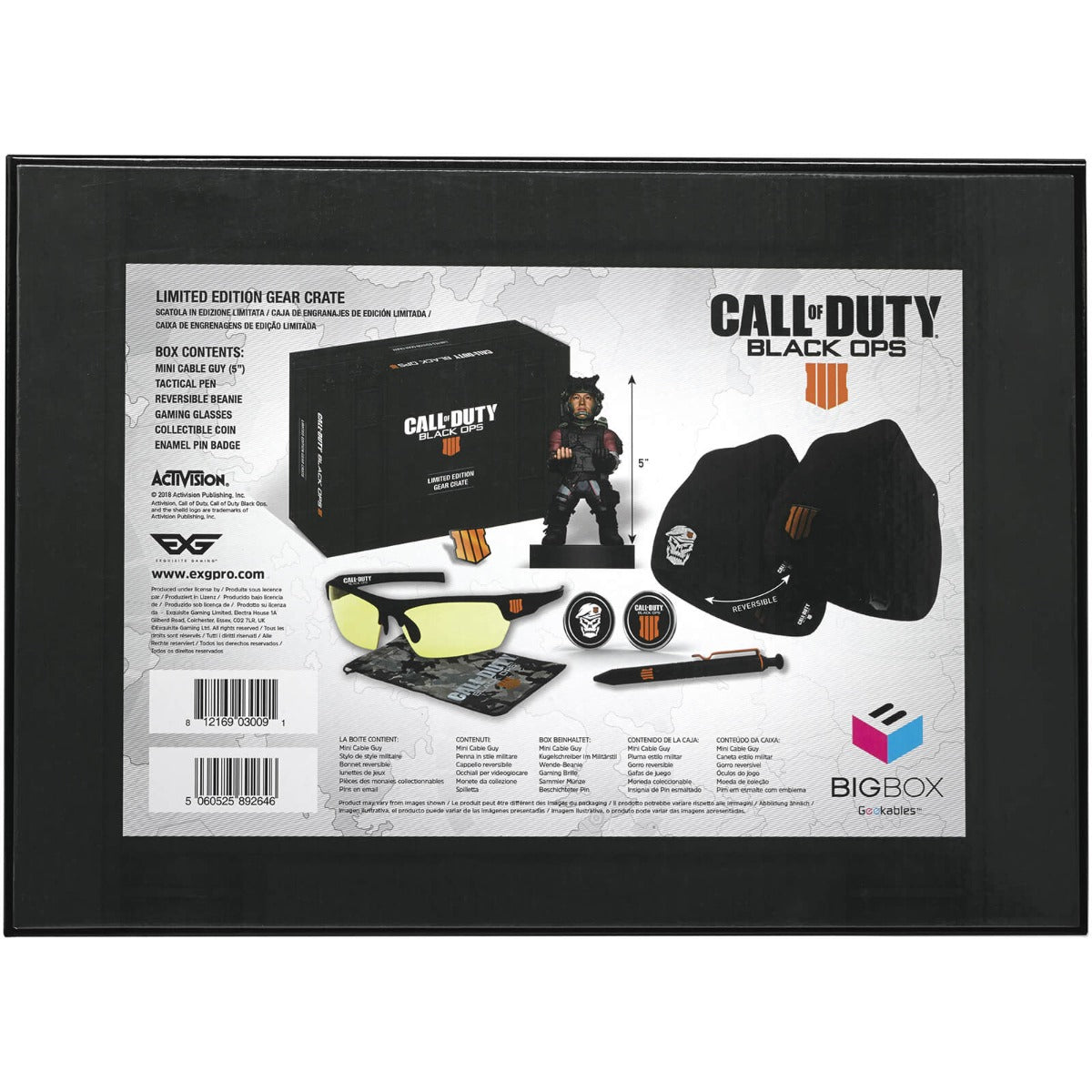 Call of Duty Black Ops IV Big Box Merch Crate - GeekCore