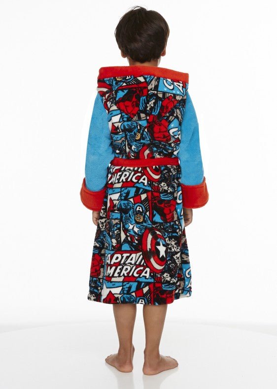 Captain America Kids Bath Robe - GeekCore