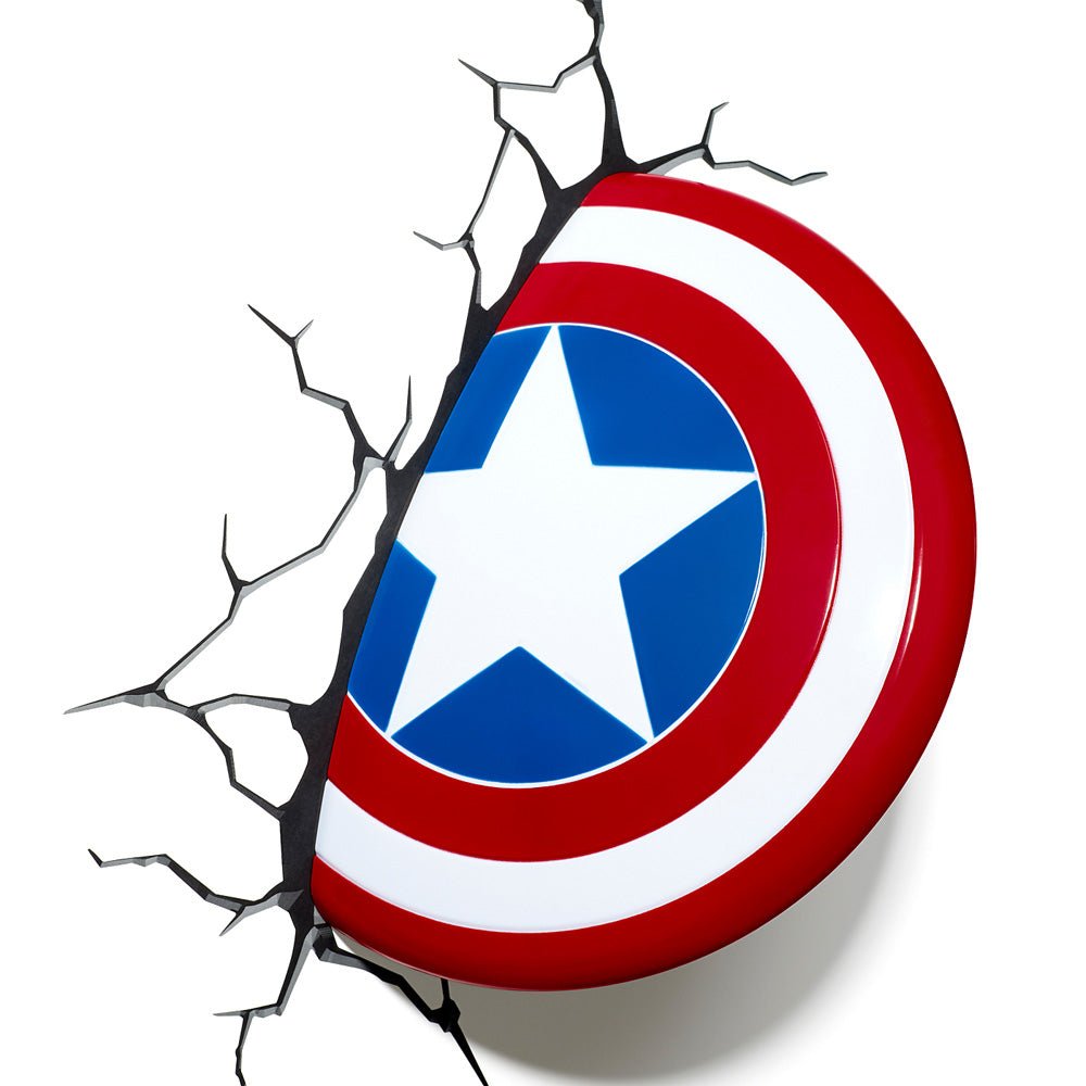 Captain America Shield 3D Night Light - GeekCore