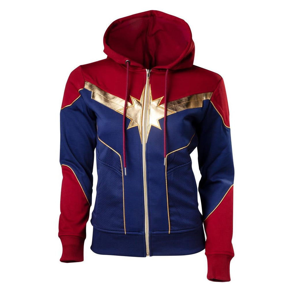 Captain Marvel Womens Costume Hoodie – GeekCore - Main Image