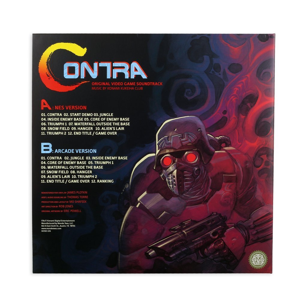 Contra Vinyl Soundtrack (LP) - GeekCore