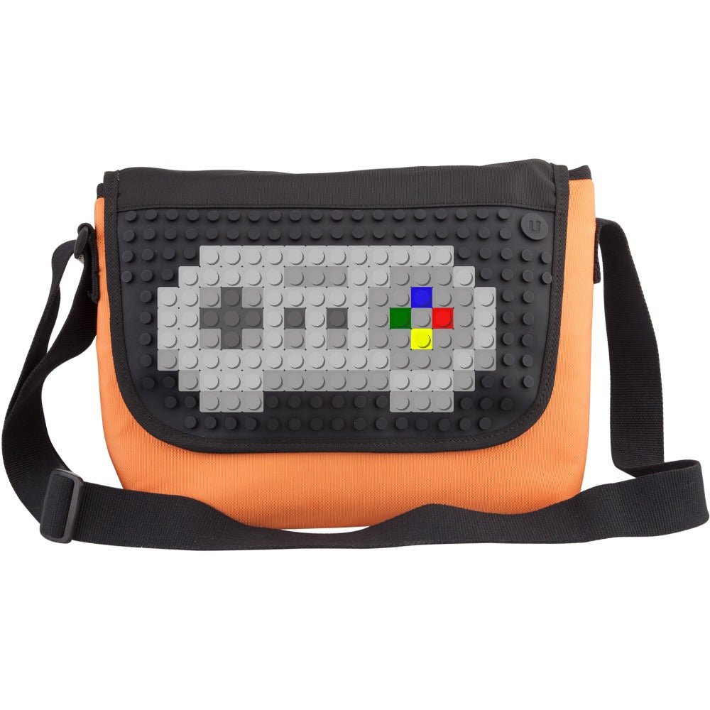 Creative Pixel Fold Over Messenger Bag - GeekCore