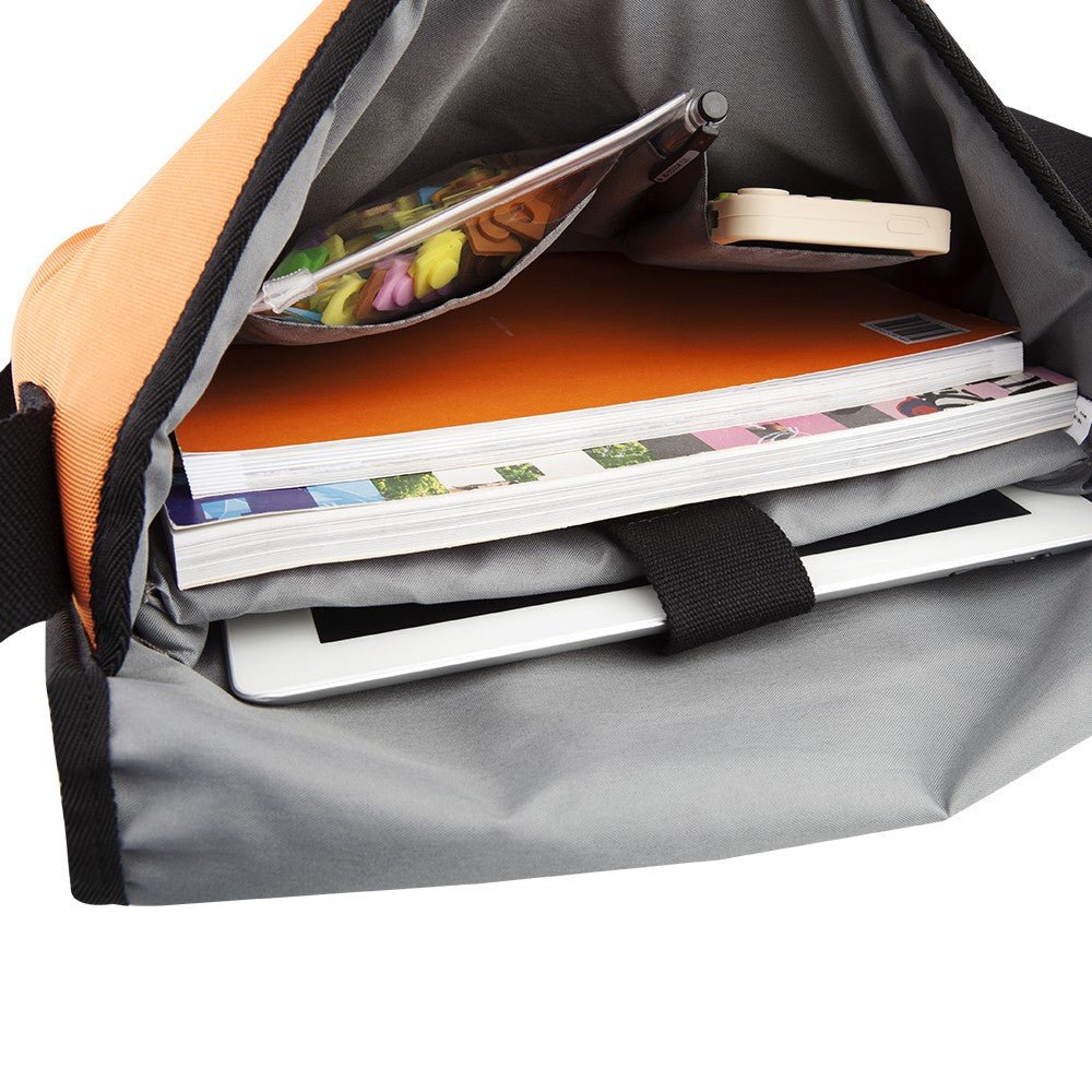 Creative Pixel Fold Over Messenger Bag - GeekCore