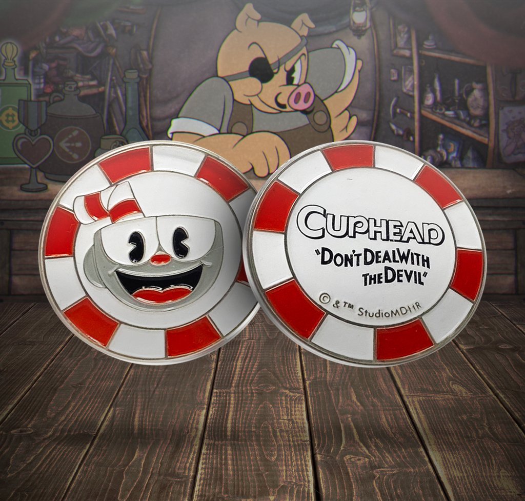 Cuphead Devil's Casino Collectors Coins Twin Pack - GeekCore