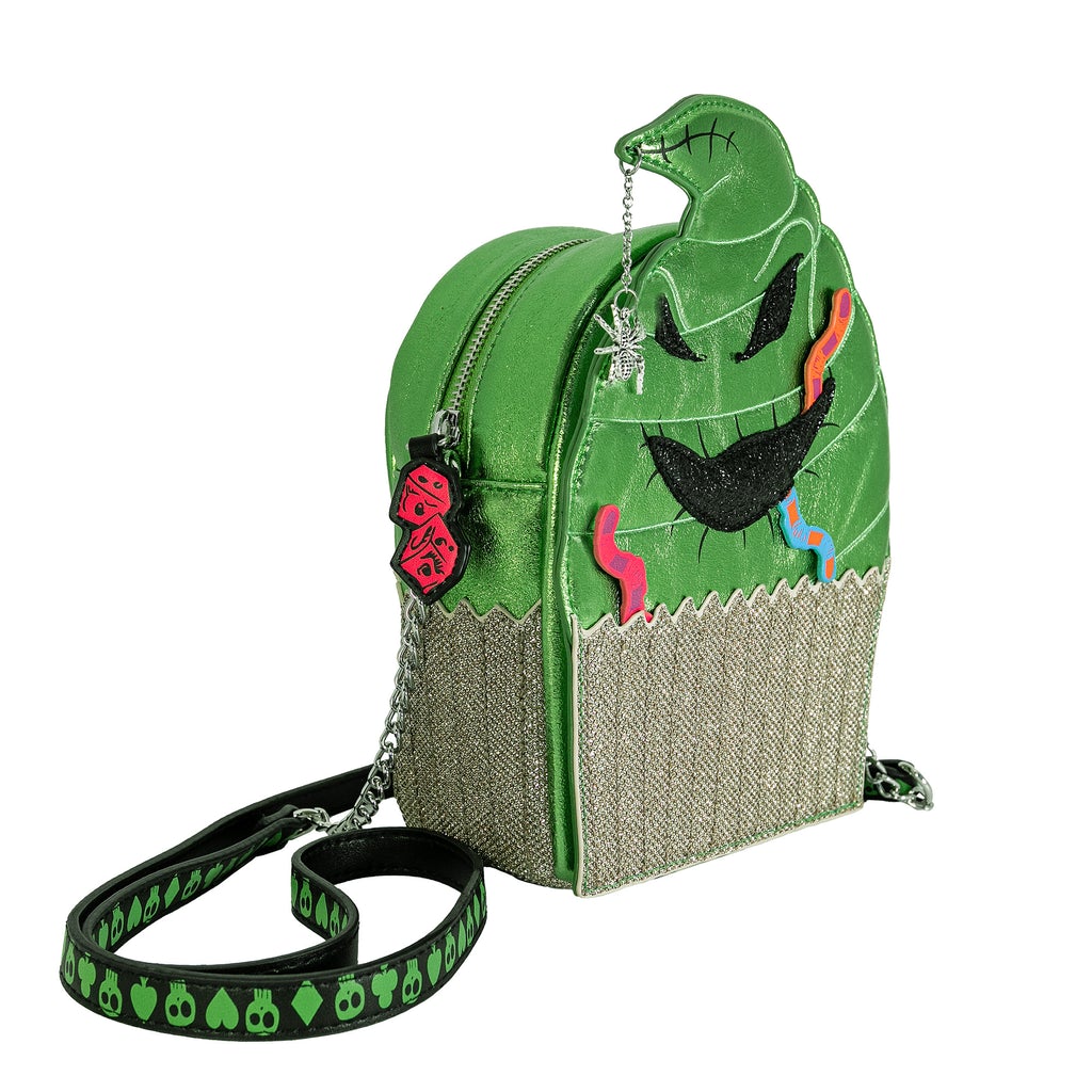 Danielle Nicole The Nightmare Before Christmas Oogie Boogie Cupcake Crossbody Bag - GeekCore