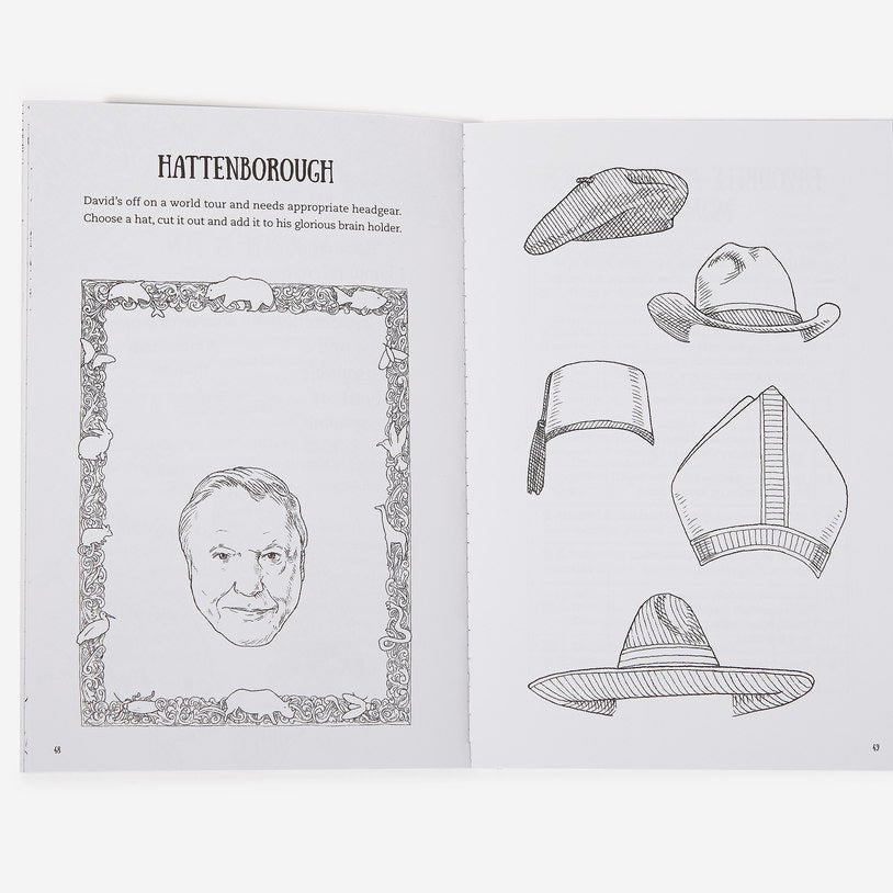David Attenborough Activity Book - GeekCore