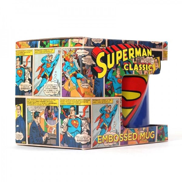 DC Comics Superman Embossed Mug - GeekCore
