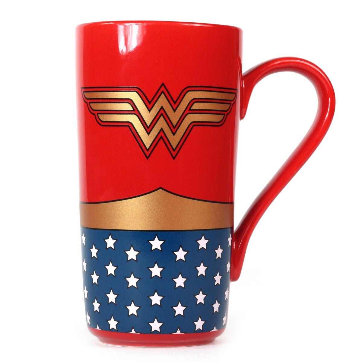 DC Comics Wonder Woman Costume Latte Mug - GeekCore
