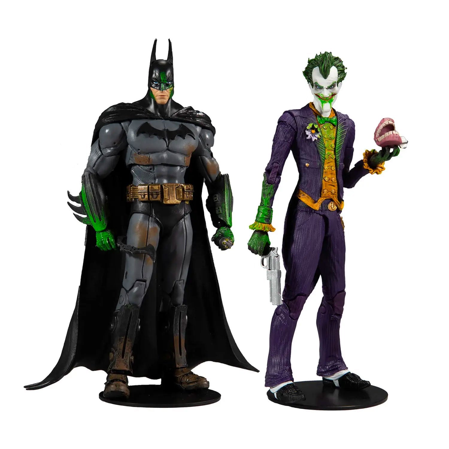 DC Multiverse Batman Arkham Asylum Batman and Joker Twin Action Figure Set - GeekCore