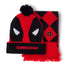 Deadpool Bobble Hat and Scarf Set - GeekCore
