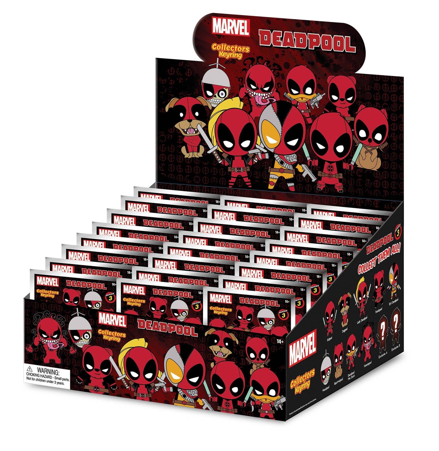 Deadpool Series 3 Blind Bag Mystery Bag Clip - GeekCore