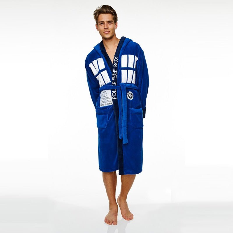 Doctor Who Tardis Bath Robe - GeekCore