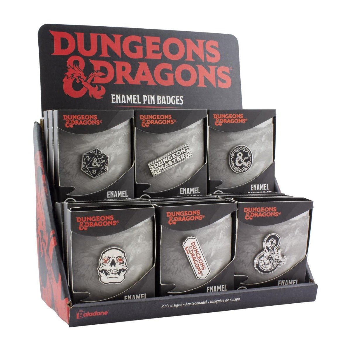 Dungeons And Dragons Enamel Pin Badges - GeekCore