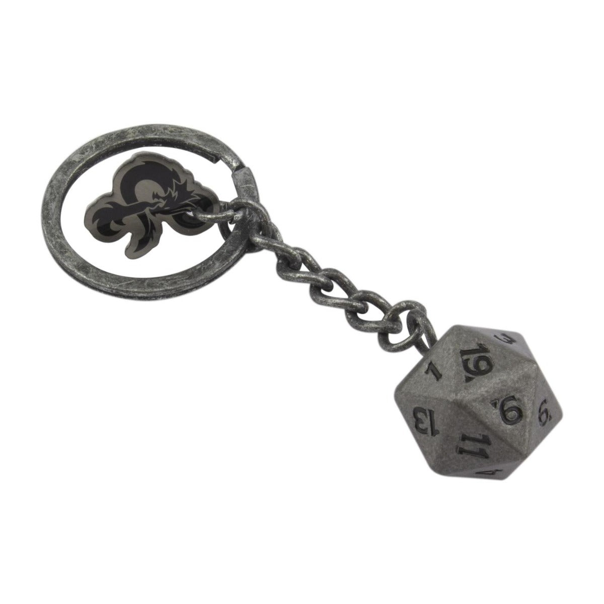 Dungeons & Dragons D20 Keyring - GeekCore