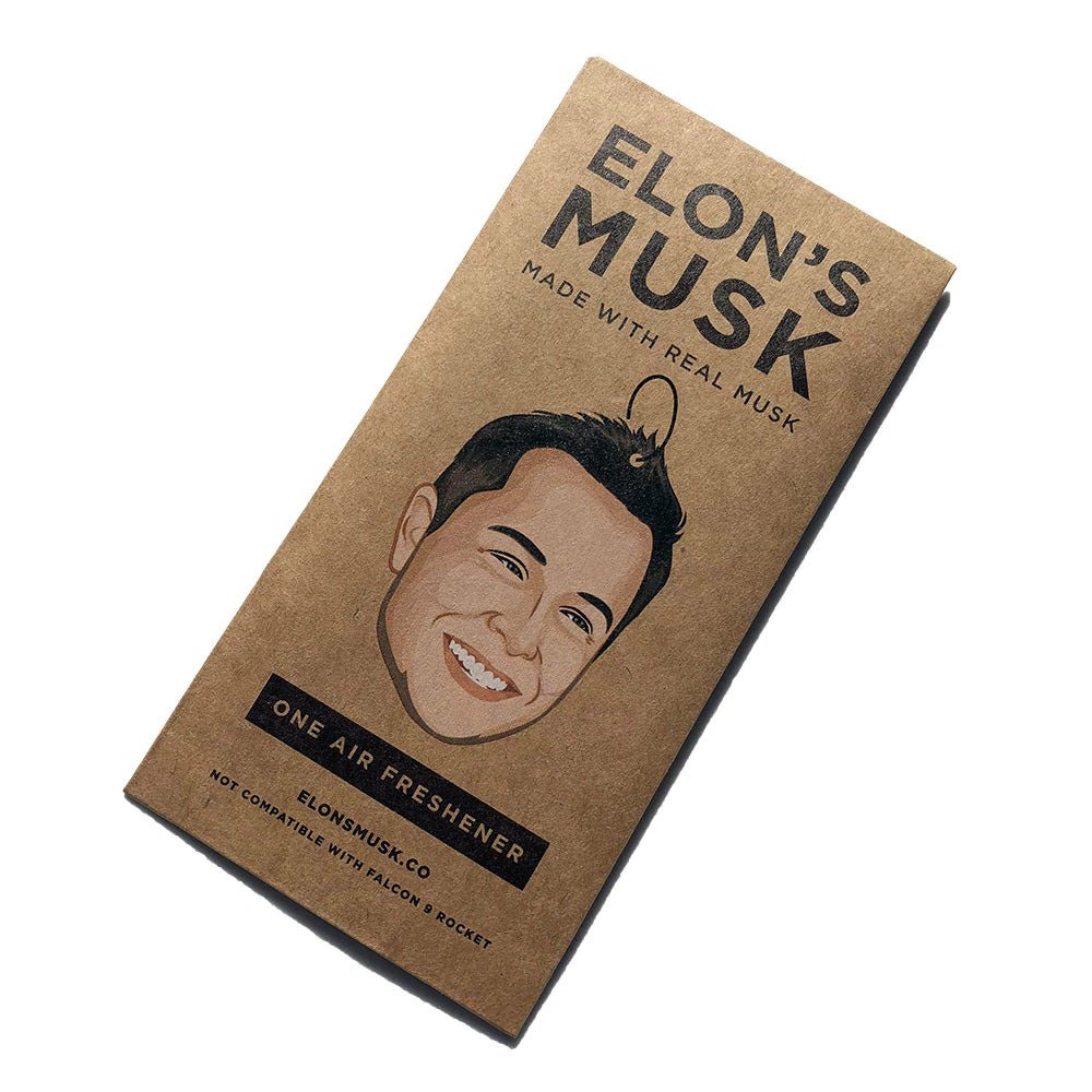 Elon's Musk Air Freshener - GeekCore