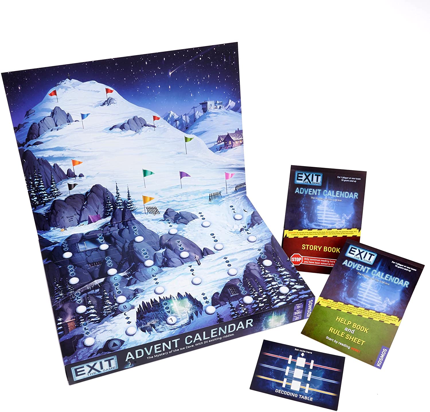 Exit the Game Escape Room Advent Calendar - Mystery of the Ice Cave - GeekCore