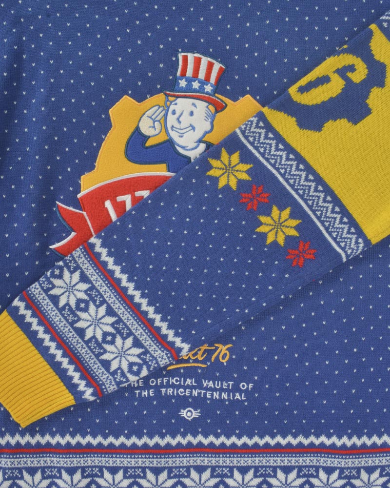 Fallout 76 Knitted Christmas Jumper / Sweater - GeekCore