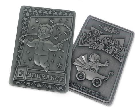 Fallout Limited Edition Metal Perk Card # 3 - Endurance - GeekCore